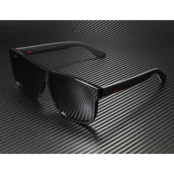 Mens Gucci Smoked Black Sunglasses